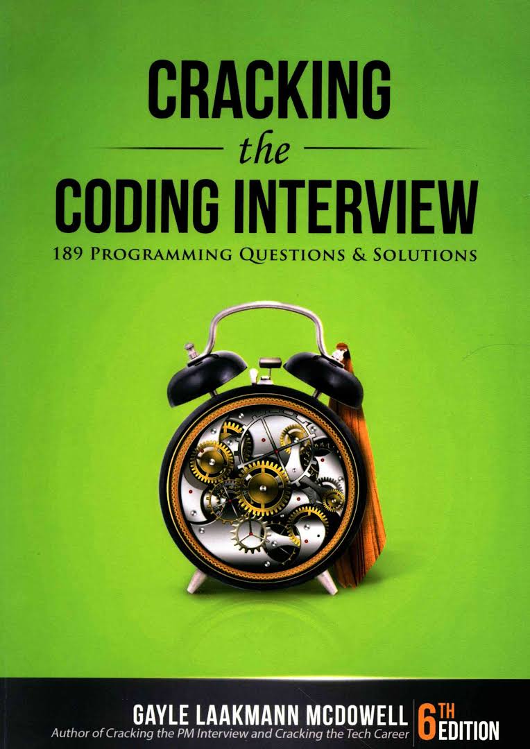 Book cover of Cracking the Coding Interview